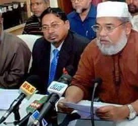 যুদ্ধাপরাধ ইস্যুতে সংবাদ সম্মেলনে শহীদ মুজাহিদ