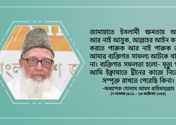 অধ্যাপক গোলাম আযম